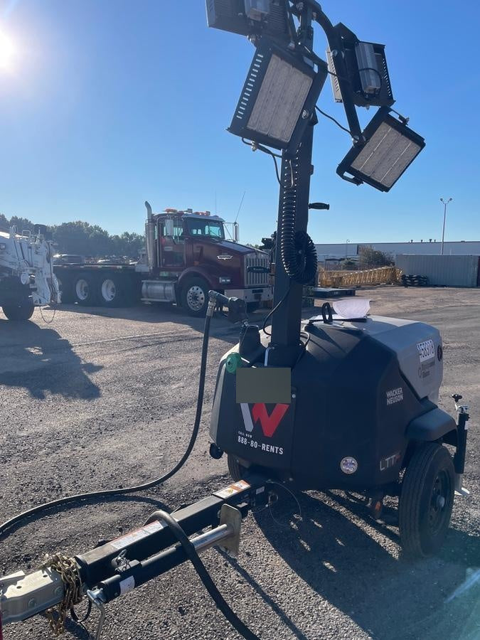 2024 Wacker Neuson LTT4 Diesel, Kohler KDW702, Deep Sea Controller, Auto Start, LED 320W, Bypass Outlet, T3
