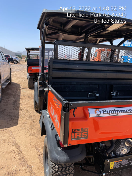 2021 Kubota RTV-X1140W-H Plastic Canopy, Windshield Acrylic Clear, LED Strobe Light, Wire Harness Kit, Back up Alarm