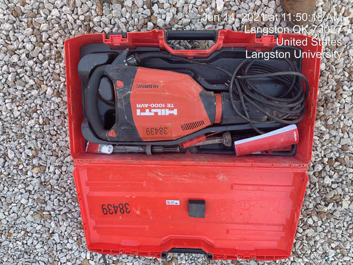 2019 HILTI TE 1000-AVR