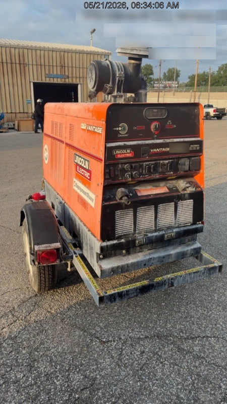2021 Lincoln Electric Vantage 549X Ready Pak 3, ORANGE (includes trailer, cable rack, fender light kit)