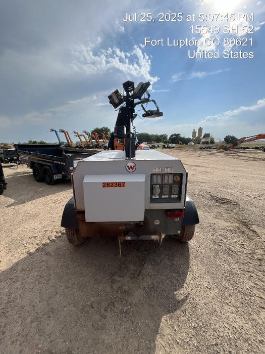 2022 Wacker Neuson LTW20Z1 Isuzu Dsl. Engine, 23' Mast, (4) 300W LED Lights, CWK, Programmable Dawn to Dusk, 360 Deg. Rotation, 57 Gal. Tank, Trailer Mounted