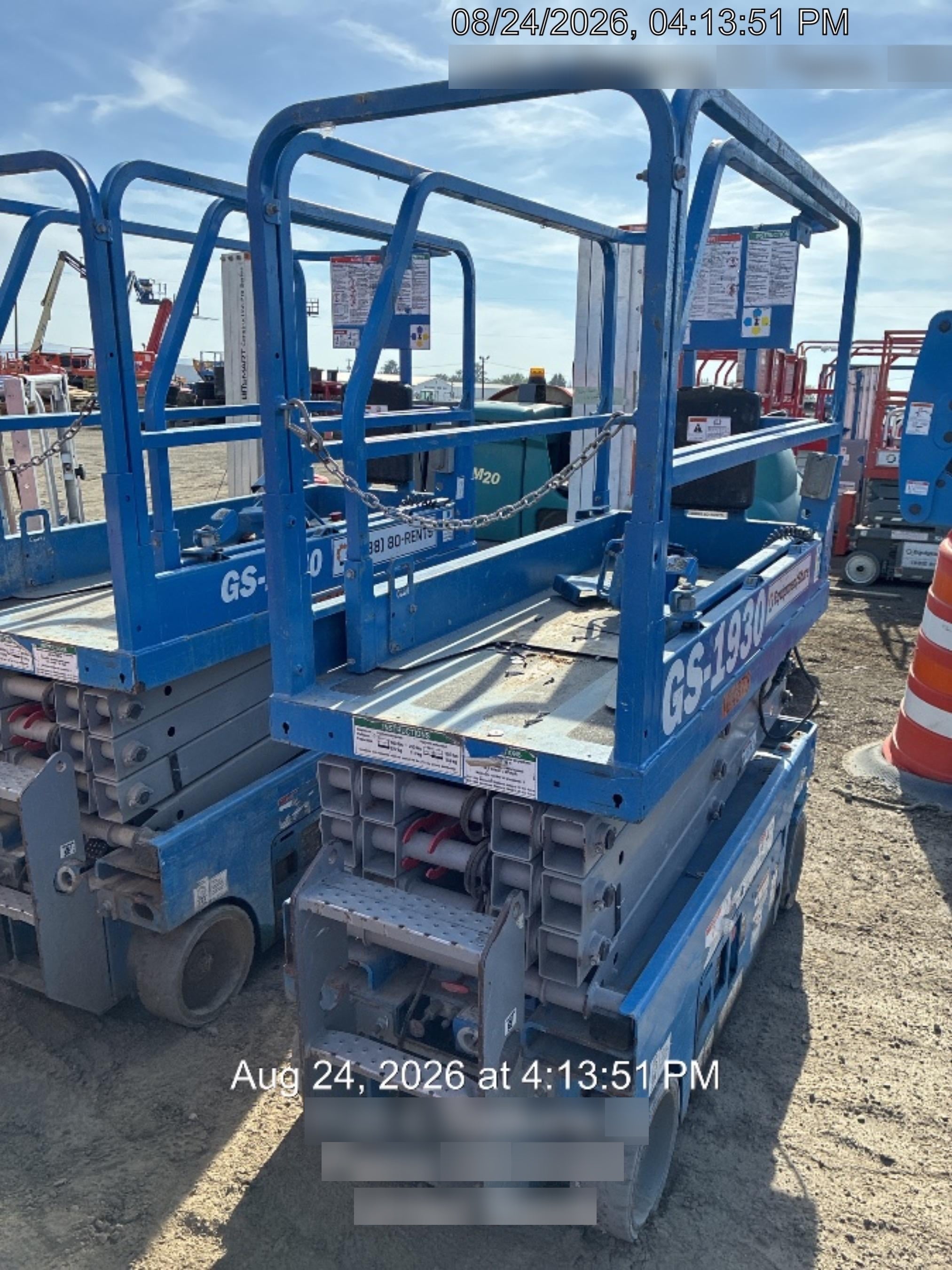 2020 Genie GS-1930 Standard Machine, 800W Inverter