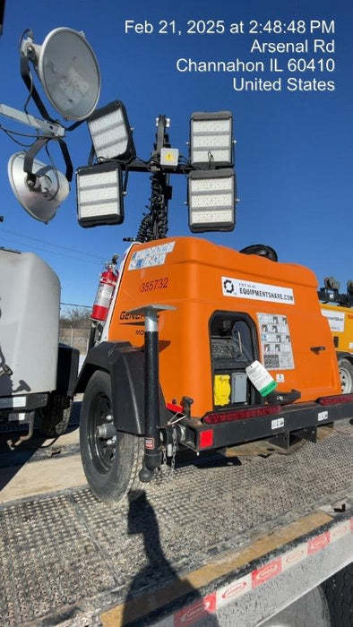 2023 Generac MLT2 Diesel, Flex Switch 120V Input, Powerzone Controller, 
(4) 320W LED Lights, 4kW Generator, 39.9 Gal Fuel Tank, 2" Ball, T3