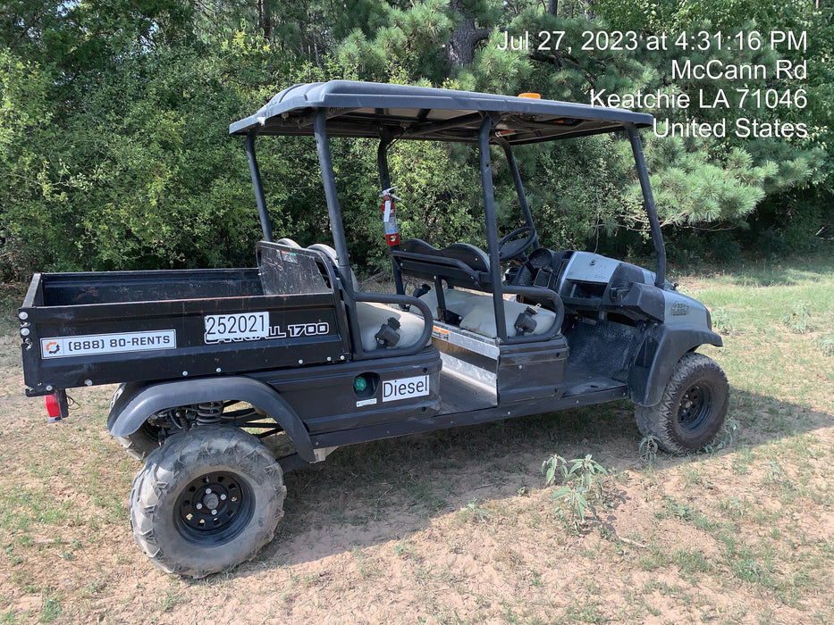 2023 Club Car CA1700D Canopy, Diesel, 4 Passenger