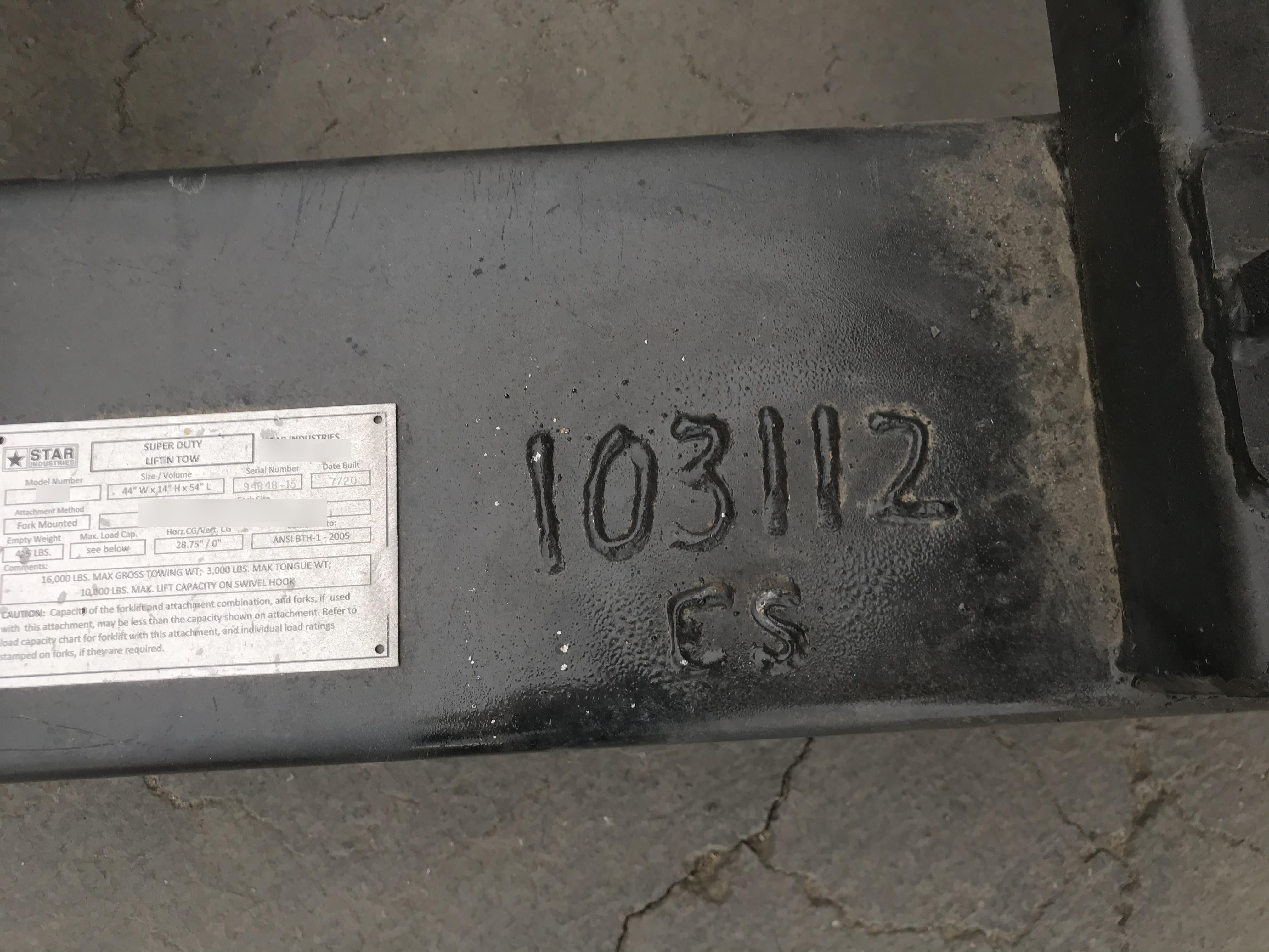 2020 STAR INDUSTRIES 1395B