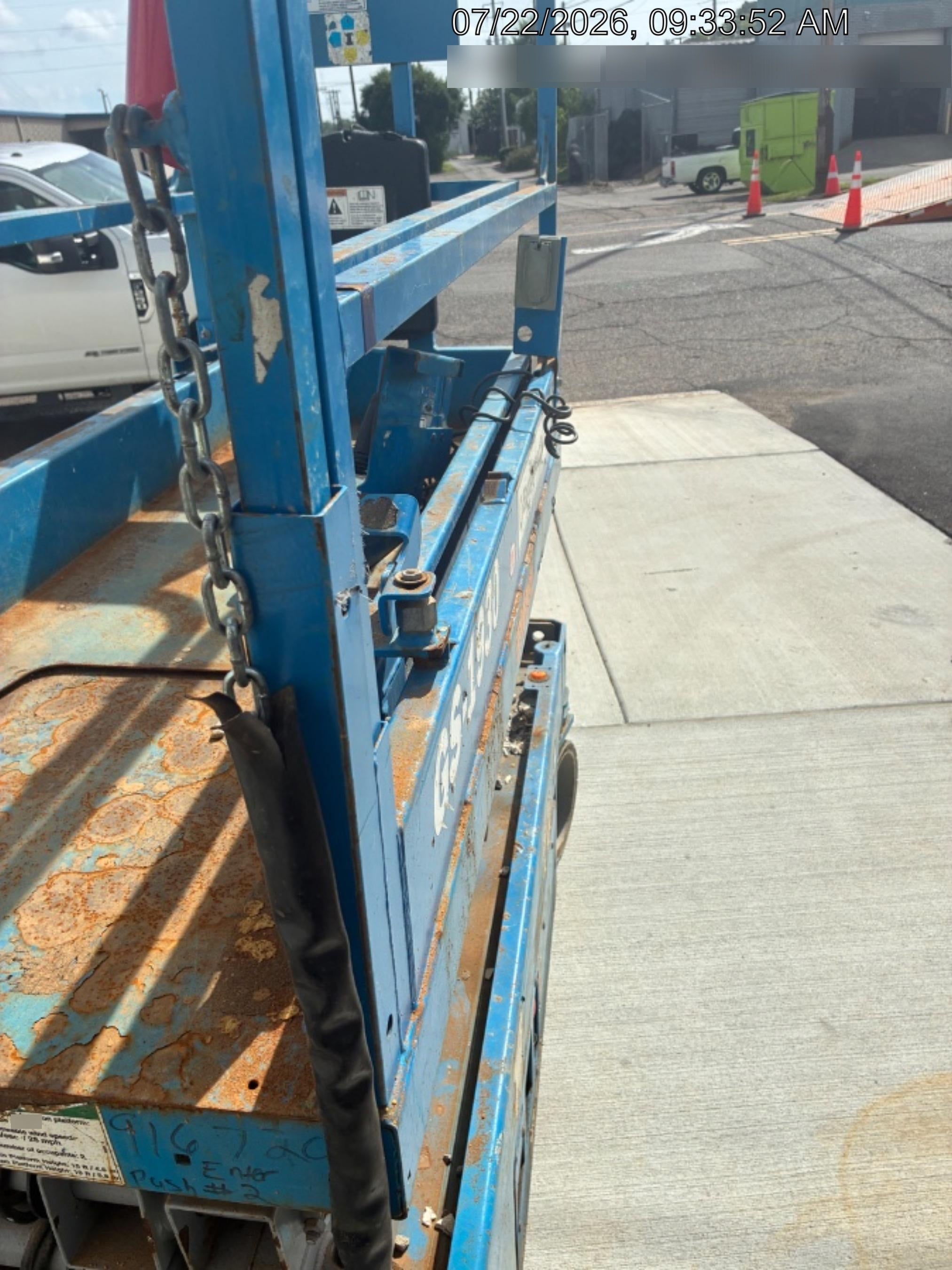 2020 Genie GS-1930 Fixed rails with chain entry gate - Pre A92.20
