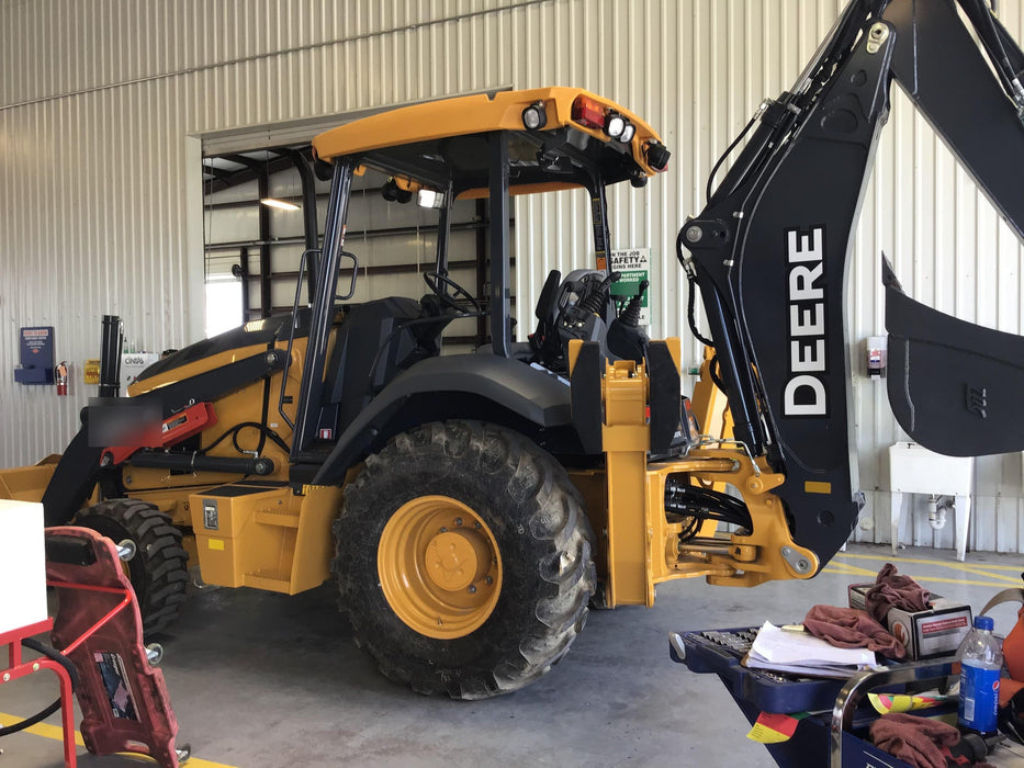 2020 John Deere 310LEP Canopy, 4WD, Standard Stick, Pilot Controls, 2 Way Hydraulics, TAG Manual QC