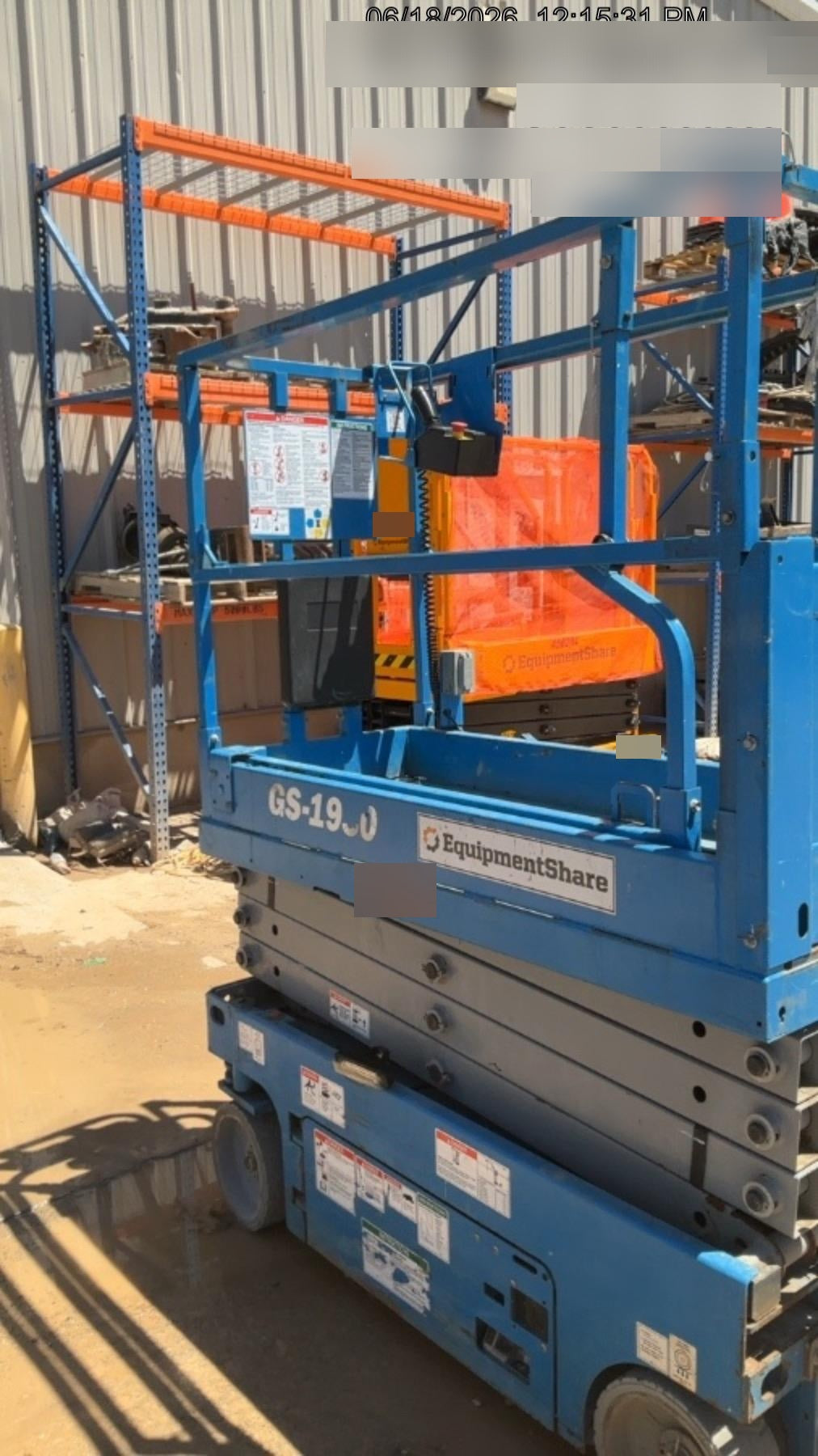 2020 Genie GS-1930 Solid Non Marking Tires, Beacon, Folding rails with half height swing gate