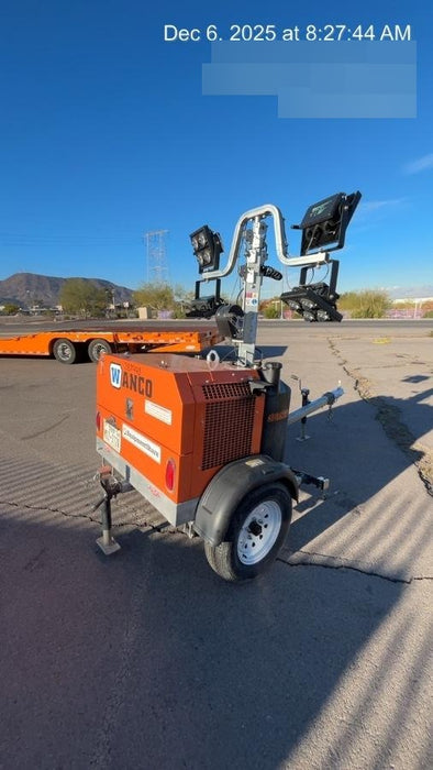 2024 Wanco WLTT-4MM4K Diesel, Deep Sea Controller, Shore Power Plug, Auto Start, (4) 350W LED Floodlights, 4kW Generator, 60 Gal Fuel Tank, 2" Ball, T3