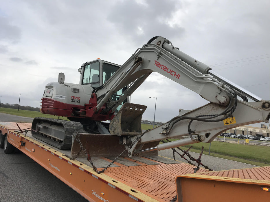 2019 Takeuchi TB290 Takeuchi TB290 Cab/Heat/AC w/Rubber Tracks, Auxiliary Hydraulics, Dozer Blade, Manual QC w/ 18/24/36" Buckets, Hydraulic Thumb Installed