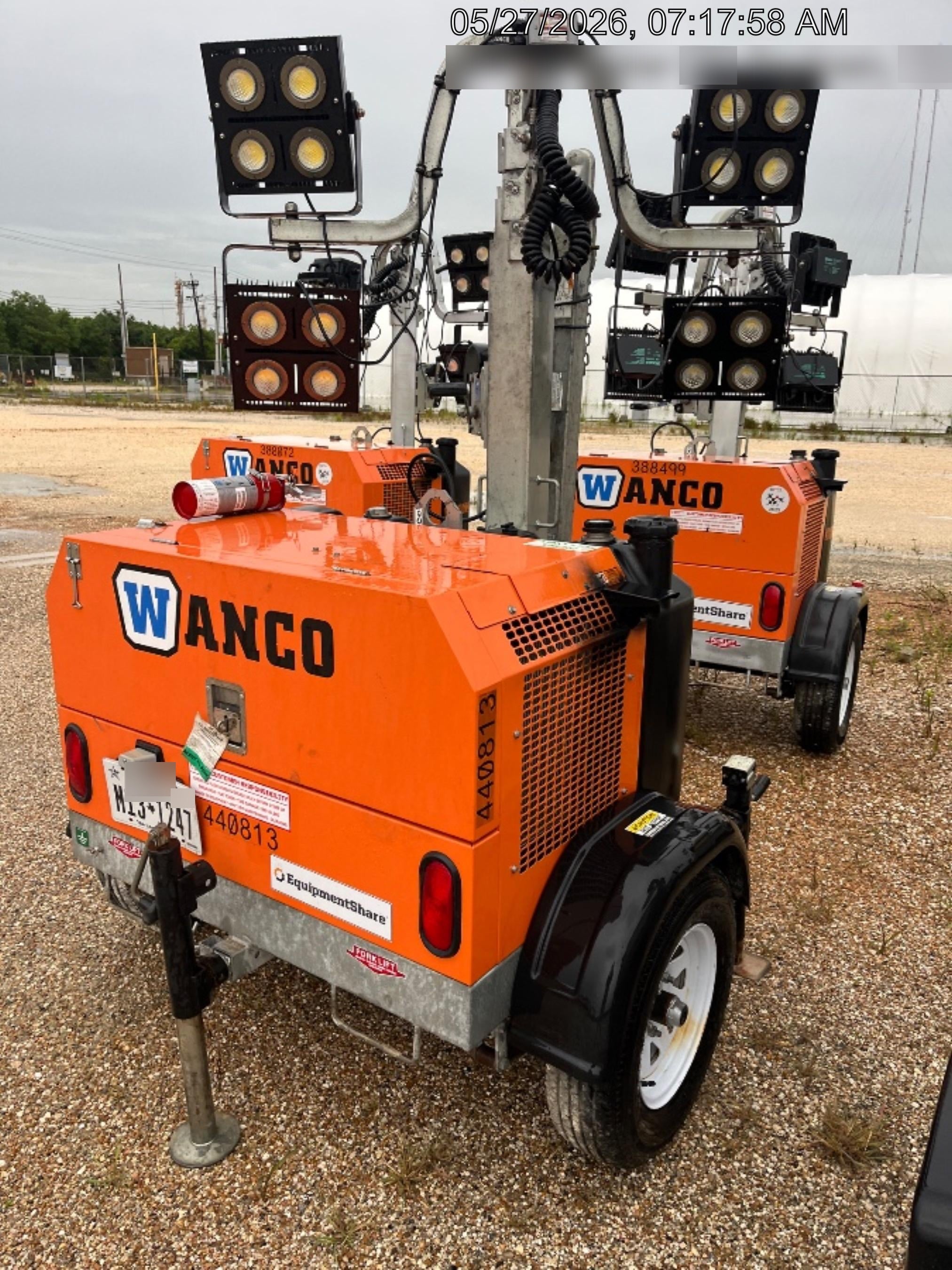 2024 Wanco WLTT-4MM4K Diesel, Deep Sea Controller, Shore Power Plug, Auto Start, (4) 350W LED Floodlights, 4kW Generator, 60 Gal Fuel Tank, 2" Ball, T3
