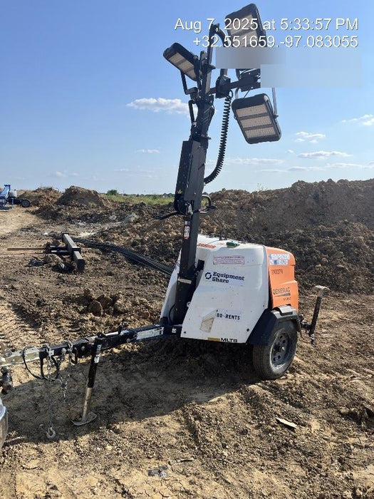 2024 Generac MLT2 Diesel, Flex Switch 120V Input, Powerzone Controller, 
(4) 320W LED Lights, 4kW Generator, 39.9 Gal Fuel Tank, 2" Ball, T3