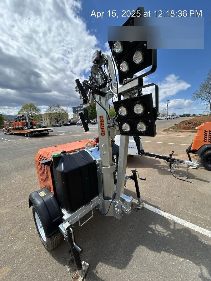 2025 Wanco WLTT-4MM4K Diesel, Mitsubishi L2E, 9.0HP @1800 rpm, Deep Sea Controller, Shore Power Plug, Auto Start, (4) 350W LED Floodlights, 4kW Generator, 60 Gal Fuel Tank, 2" Ball, T3