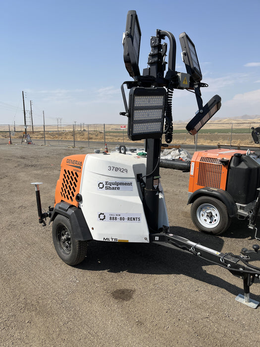 2023 Generac MLT2 Diesel, Flex Switch 120V Input, Powerzone Controller, 
(4) 320W LED Lights, 4kW Generator, 39.9 Gal Fuel Tank, 2" Ball, T3