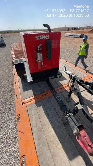 2022 Shindaiwa DGW400MDL Kubota D902 Engine, 23 HP, Dual Op Welder, Wire, Arc, Droop Stick, Tig, and CC Stick Functionality, Simulphase, 3 Phase and 1 Phase Gen Output, Single Axle NB Trlr, Slr Trckl Chrg 12V 12W, Fire Ext