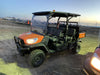 2022 Kubota RTV-X1140W-H Plastic Canopy, Windshield Acrylic Clear, LED Strobe Light, Wire Harness Kit, Back up Alarm