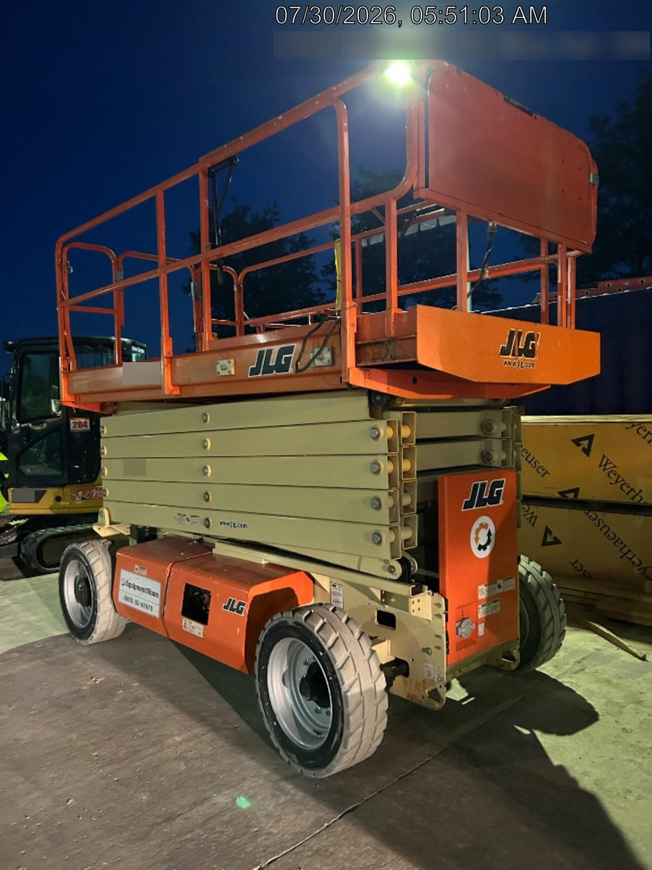 2019 JLG 4069LE Solid Non Marking Tires, Rotating Beacon