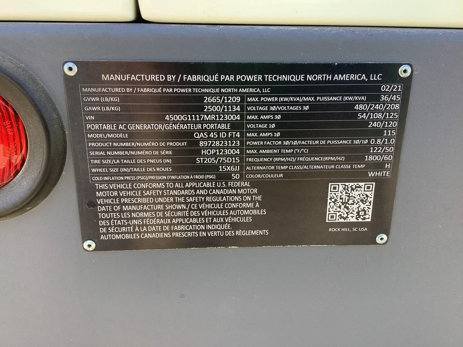 2021 ATLAS COPCO QAS45