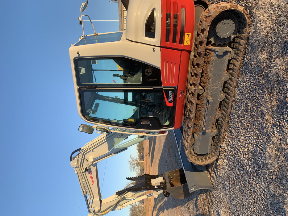 2020 Takeuchi TB290C Cab/Heat/Air, Rubber Tracks, Manual TAG QC