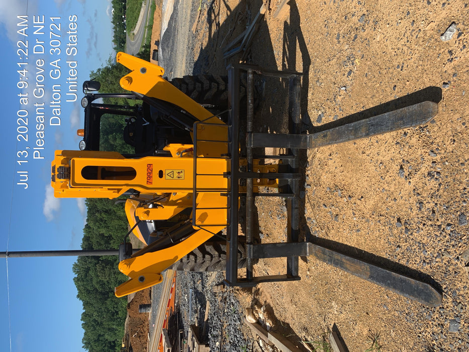 2020 JCB 510-56 Canopy, Solid Tires, Work Lights, Beacon, Aux Hydraulics, Back up Alarm, Lifting Eye, ES Decals