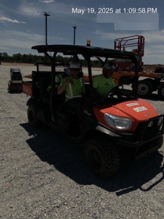2021 Kubota RTV-X1140W-H Plastic Canopy, Windshield Acrylic Clear, LED Strobe Light, Wire Harness Kit, Back up Alarm