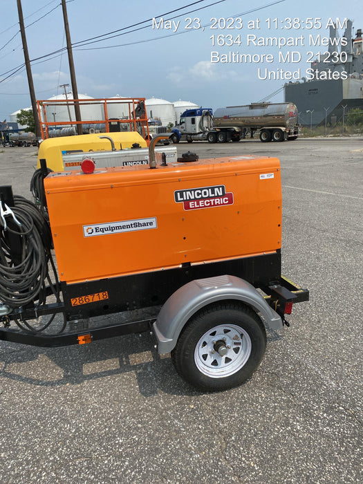 2022 Lincoln Electric LE400 Kubota V1505, Trlr, Cable Rack, Light Kit, ES Decals, T3