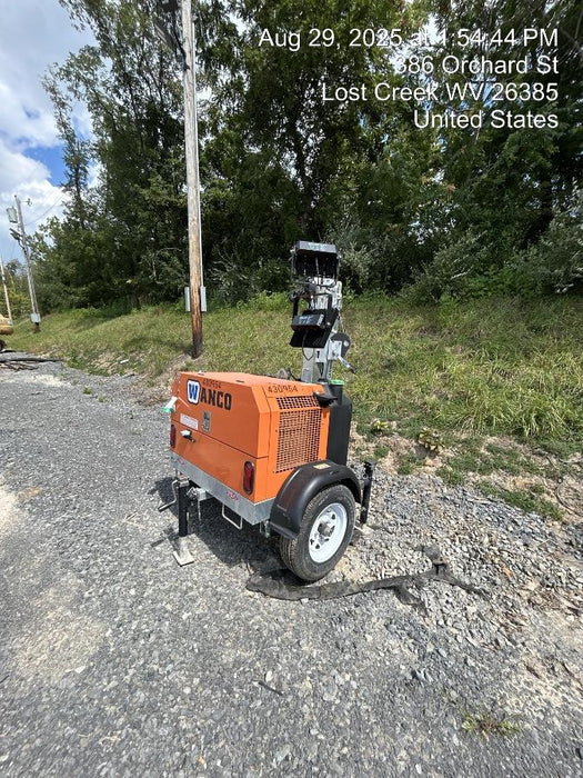 2024 Wanco WLTT-4MM4K Diesel, Deep Sea Controller, Shore Power Plug, Auto Start, (4) 350W LED Floodlights, 4kW Generator, 60 Gal Fuel Tank, 2" Ball, T3