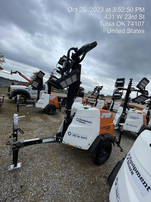 2023 Generac MLT2 Diesel, Flex Switch 120V Input, Powerzone Controller, (4) 320W LED Lights, 4kW Generator, 39.9 Gal Fuel Tank, 2" Ball, T3