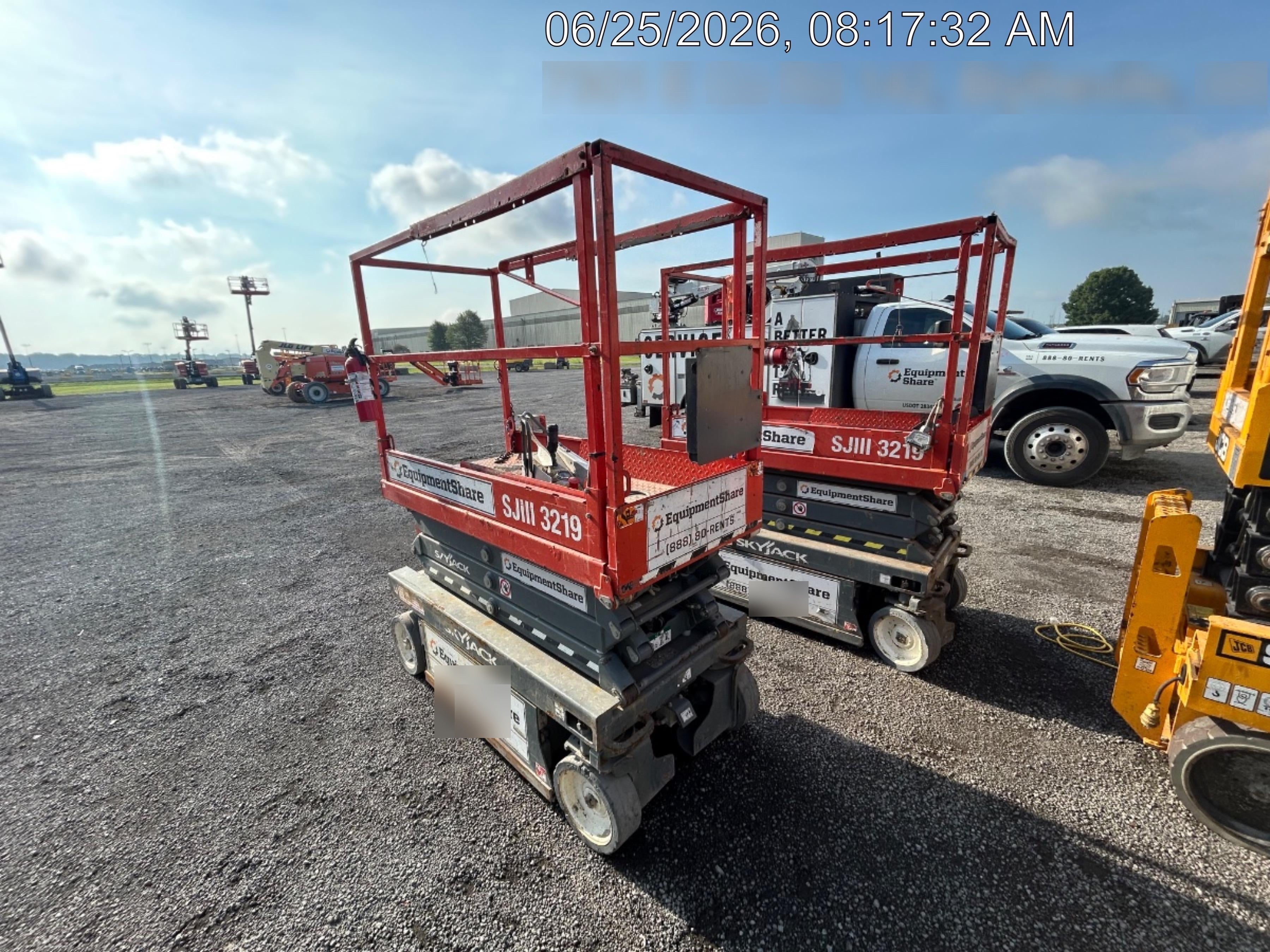 2019 Skyjack SJIII-3219 Standard Options, Trojan Batteries
