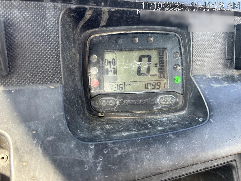 2019 Kawasaki Mule PRO-DXT Standard Options, Backup Alarm, Beacon, Plastic Hard Top, Poly Windshield, Horn Kit