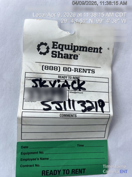 2019 Skyjack SJIII-3219 Standard w/Trojan Batteries