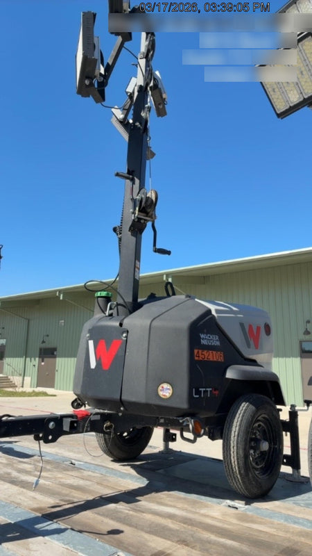 2024 Wacker Neuson LTT4 Diesel, Kohler KDW702, Deep Sea Controller, Auto Start, LED 320W, Bypass Outlet, T3