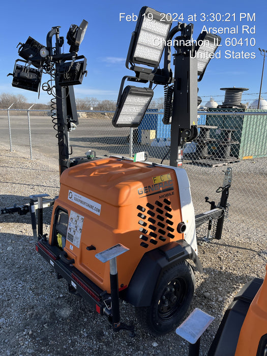 2023 Generac MLT2 Diesel, Flex Switch 120V Input, Powerzone Controller, (4) 320W LED Lights, 4kW Generator, 39.9 Gal Fuel Tank, 2" Ball, T3