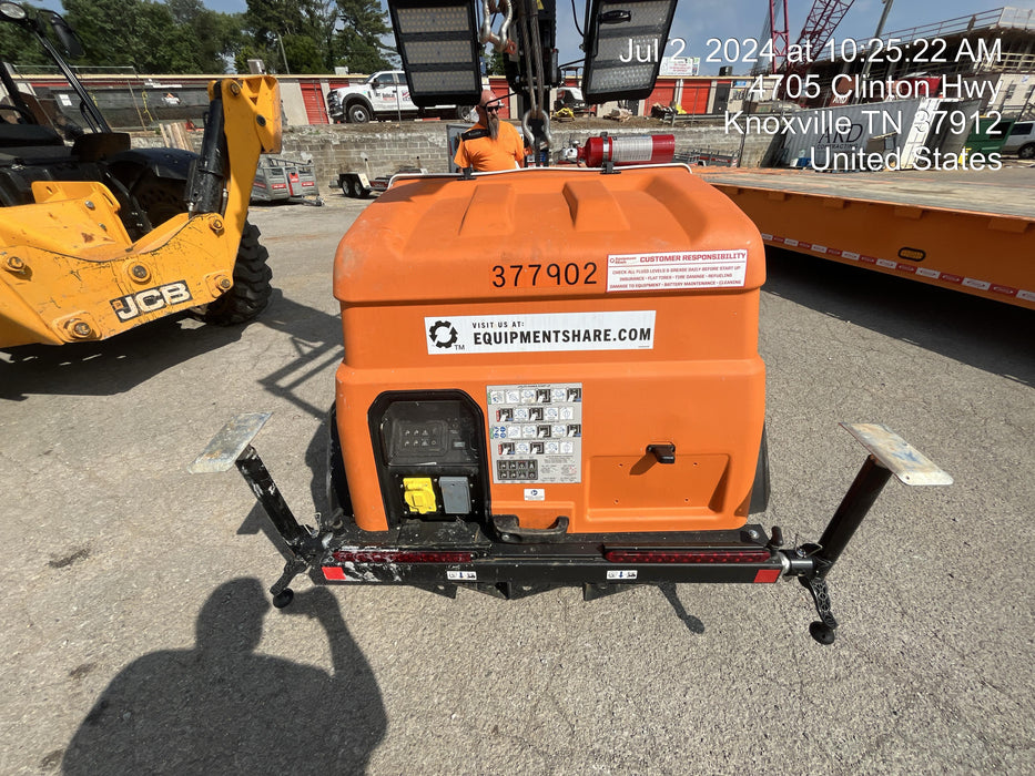 2023 Generac MLT2 Diesel, Flex Switch 120V Input, Powerzone Controller, 
(4) 320W LED Lights, 4kW Generator, 39.9 Gal Fuel Tank, 2" Ball, T3