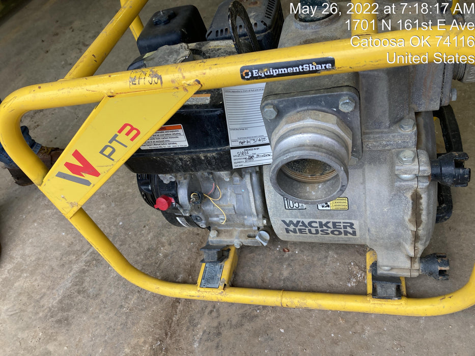 2018 WACKER NEUSON PT3A