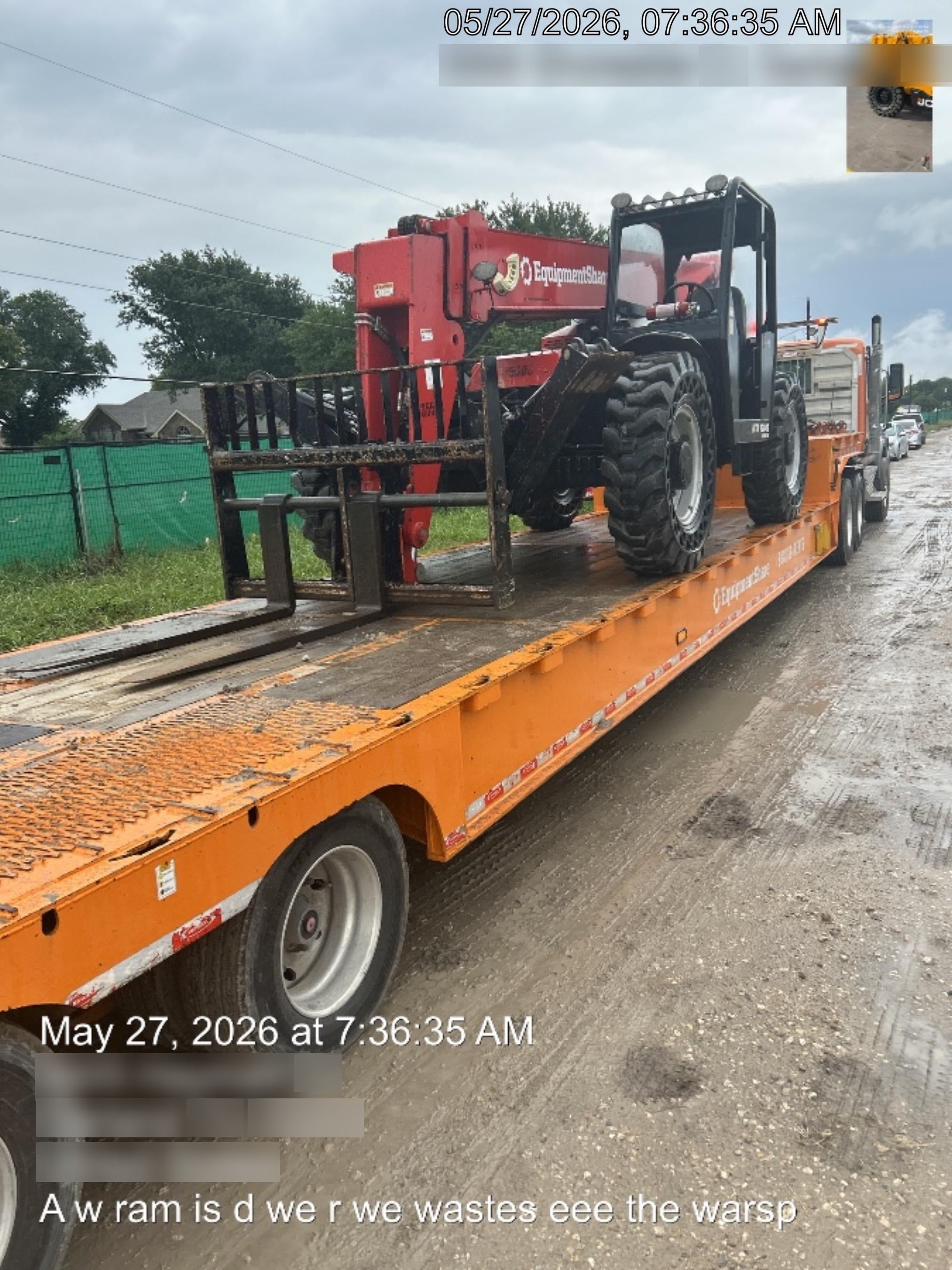 2019 Manitou 12042 Canopy, 120 HP , Solid Tires, Work Lights, Lift Hook, Auxiliary Hydraulics 66" Carriage and 60" Forks