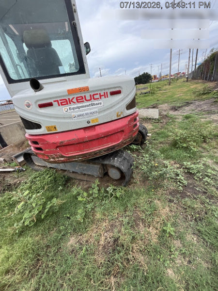2020 Takeuchi TB250-2C Cab/Heat/Air, Rubber Tracks, Manual TAG QC