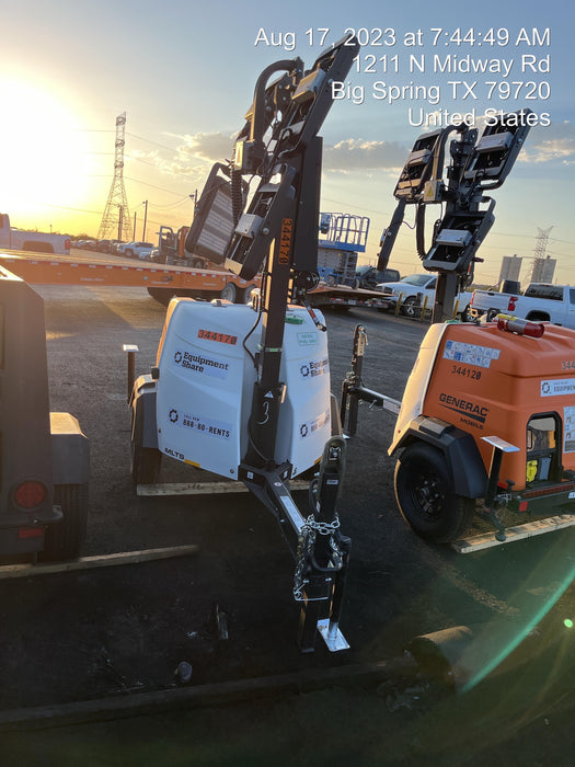 2023 Generac MLT2 Diesel, Flex Switch 120V Input, Powerzone Controller, (4) 320W LED Lights, 4kW Generator, 39.9 Gal Fuel Tank, 2" Ball, T3