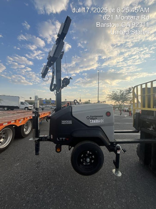 2024 Wacker Neuson LTT4 Diesel, Kohler KDW702, Deep Sea Controller, Auto Start, LED 320W, Bypass Outlet, T3