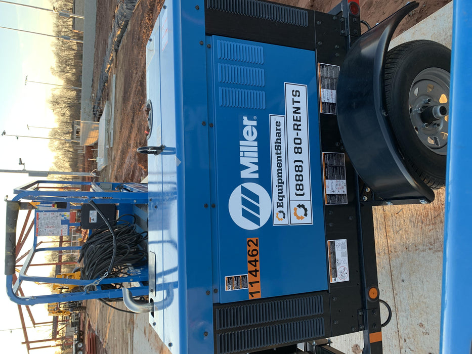 2020 Miller Electric BIG BLUE 400 Trailer Mounted Welder