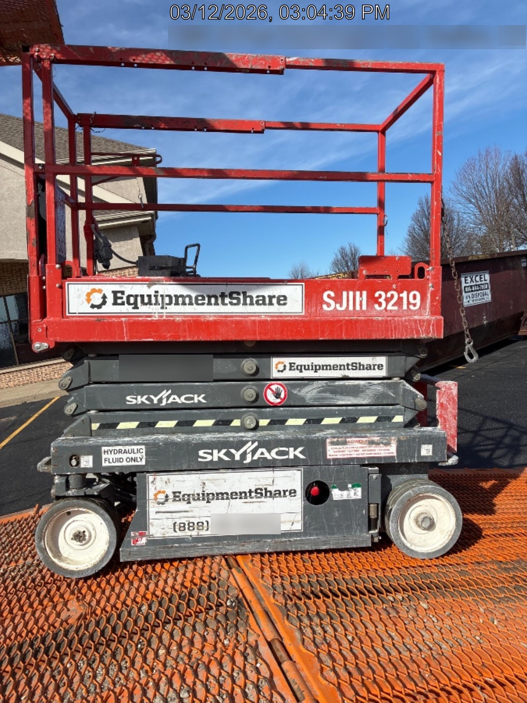 2019 Skyjack SJIII-3219 Standard w/Trojan Batteries