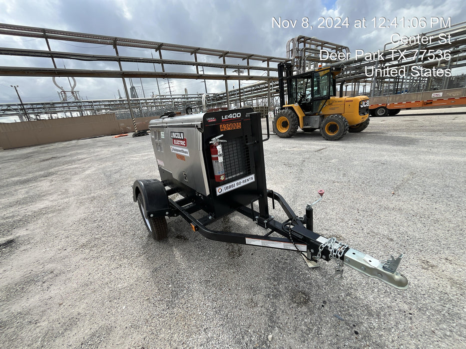 2024 Lincoln Electric LE400 Kubota V1505, Trlr, Cable Rack, Light Kit, ES Decals, T3