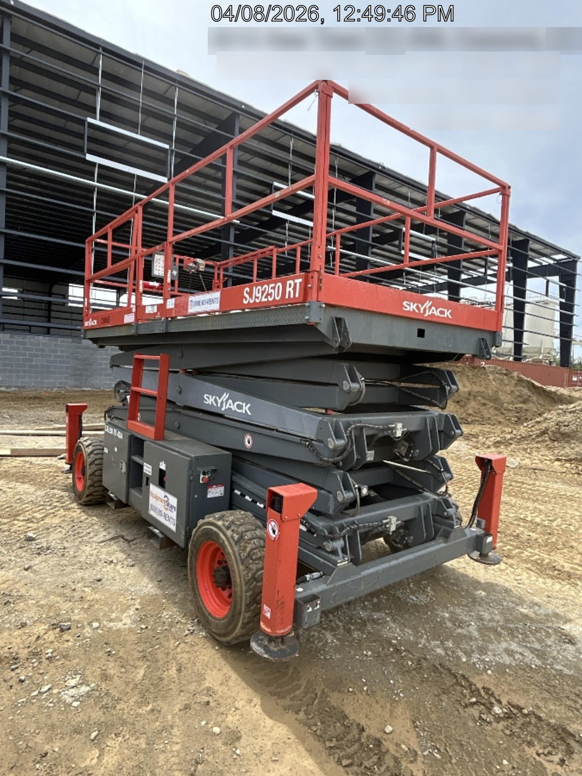 2016 SKYJACK SJ9250 RT