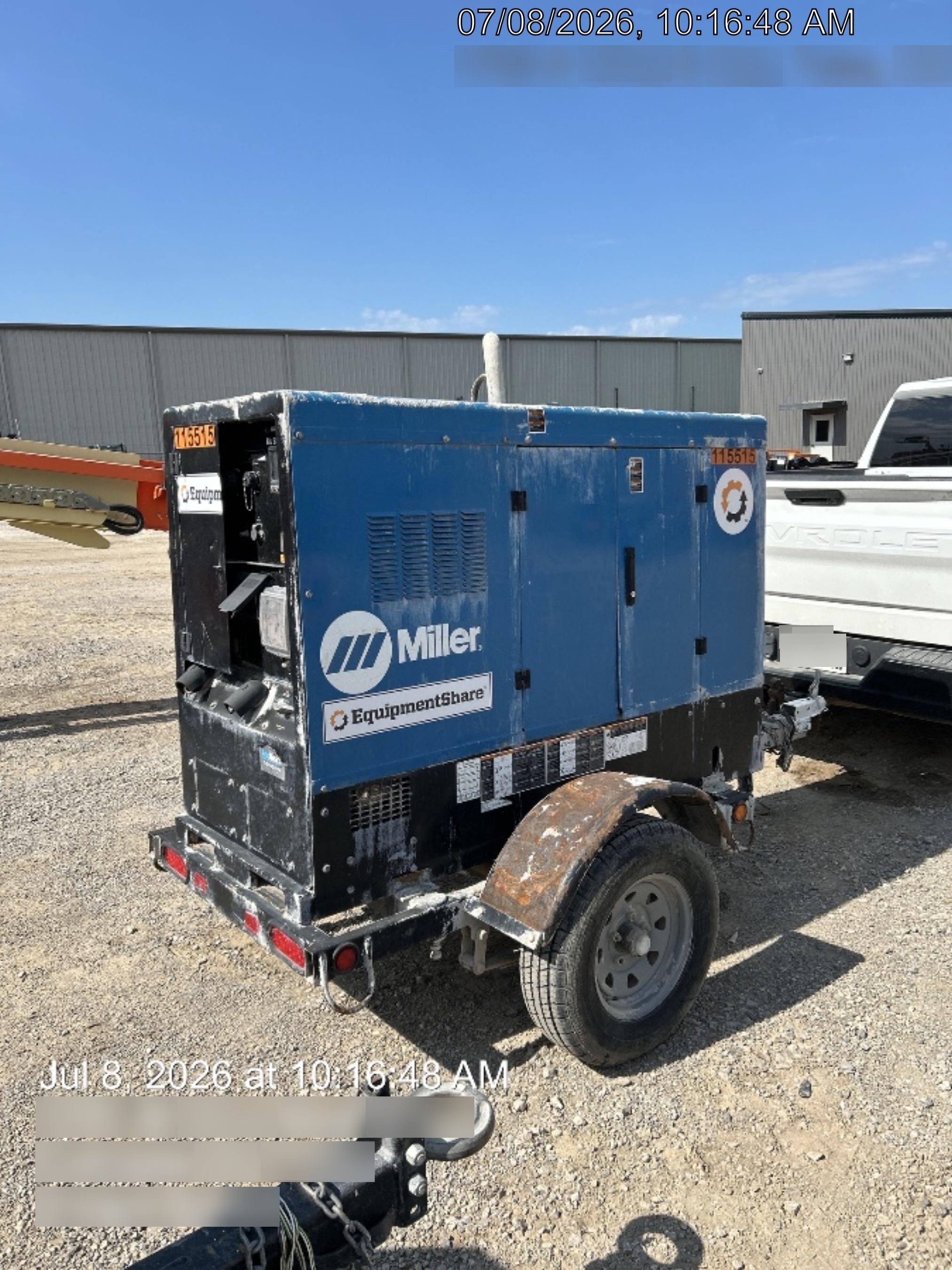 2020 MILLER ELECTRIC BIG BLUE 500