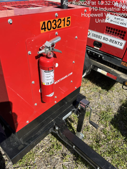 2024 Shindaiwa DGW400MDL Kubota D902 Engine, 23 HP, Dual Op Welder, Wire, Arc, Droop Stick, Tig, and CC Stick Functionality, Simulphase, 3 Phase and 1 Phase Gen Output, Single Axle NB Trlr, Slr Trckl Chrg 12V 12W, Fire Ext