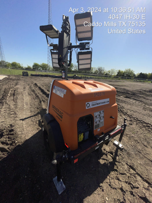 2024 Generac MLT2 Diesel, Flex Switch 120V Input, Powerzone Controller, 
(4) 320W LED Lights, 4kW Generator, 39.9 Gal Fuel Tank, 2" Ball, T3