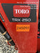 2022 TORO TRX-250