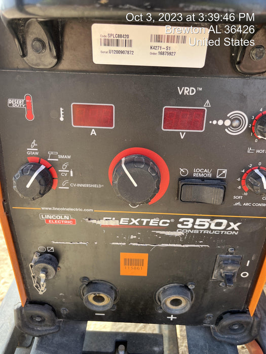 2023 LINCOLN ELECTRIC FLEXTEC 350X