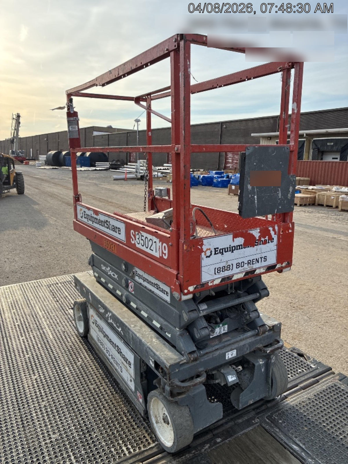 2019 Skyjack SJIII-3219 Standard Options, Trojan Batteries