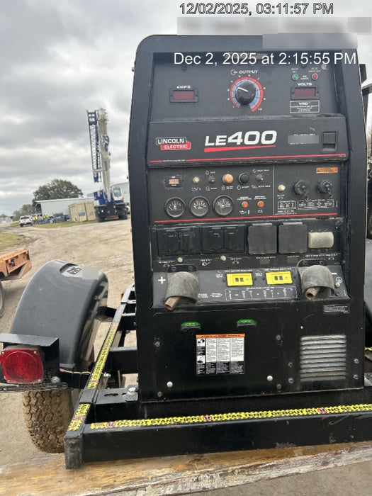 2024 Lincoln Electric LE400 Kubota V1505, Trlr, Cable Rack, Light Kit, ES Decals, T3